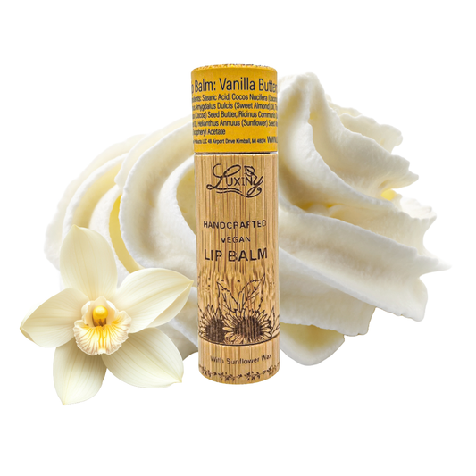 Vanilla Buttercream Vegan Lip Balm – Sustainable Bamboo
