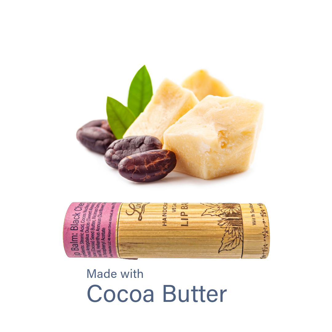 Black Cherry Vegan Lip Balm – Sustainable Bamboo Tube