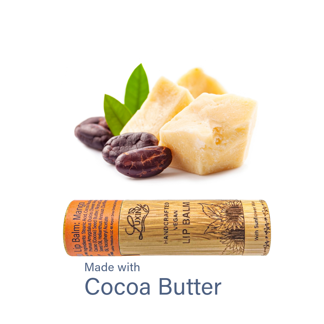 Mango Vegan Lip Balm – Sustainable Bamboo Twist-Up Tube