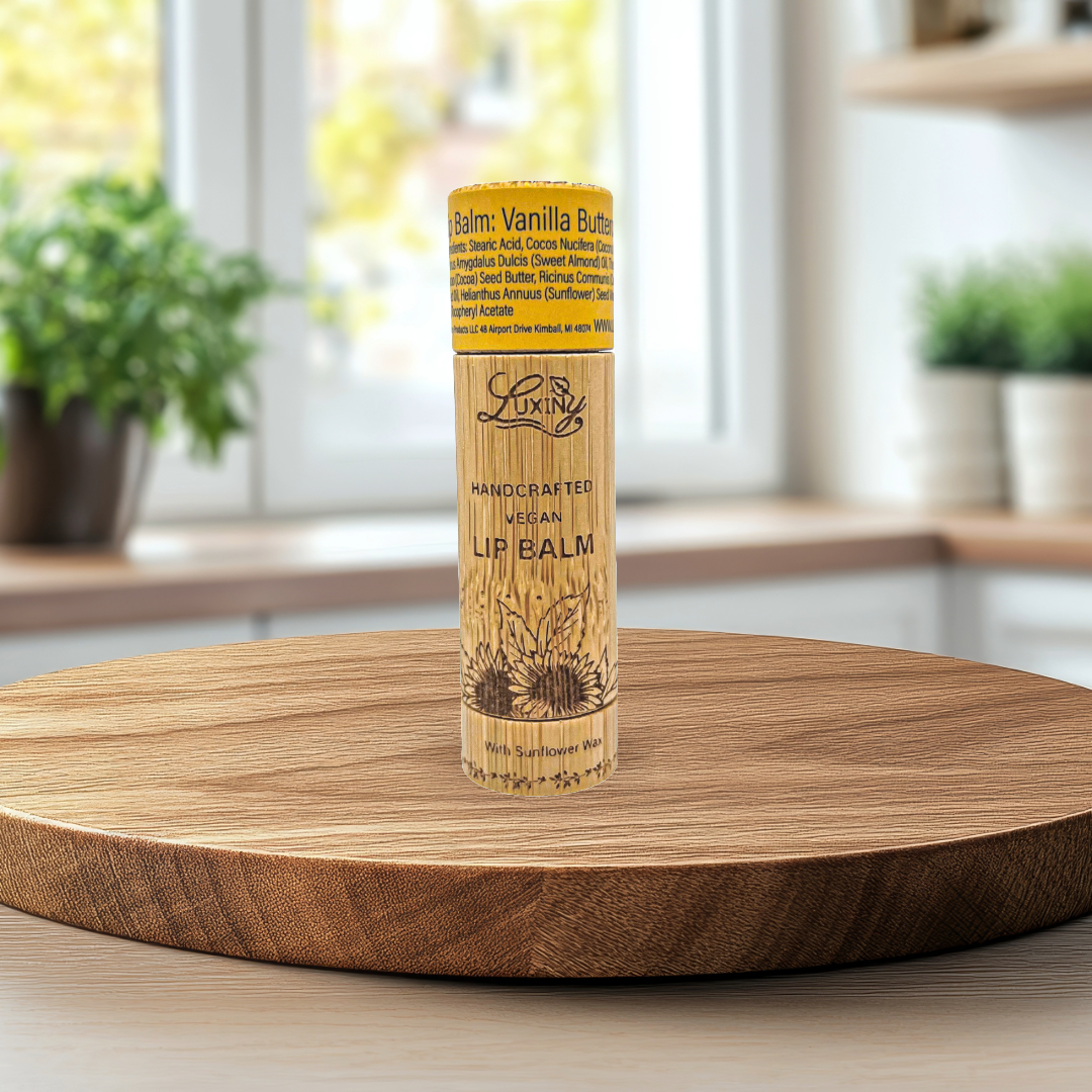 Vanilla Buttercream Vegan Lip Balm – Sustainable Bamboo